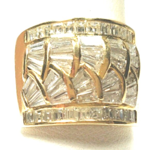Stunning Natural 18K Diamond Ring, 4.32ct, VS1 FG, GIA Appraised 1991 $7000K 13g - Picture 2 of 8